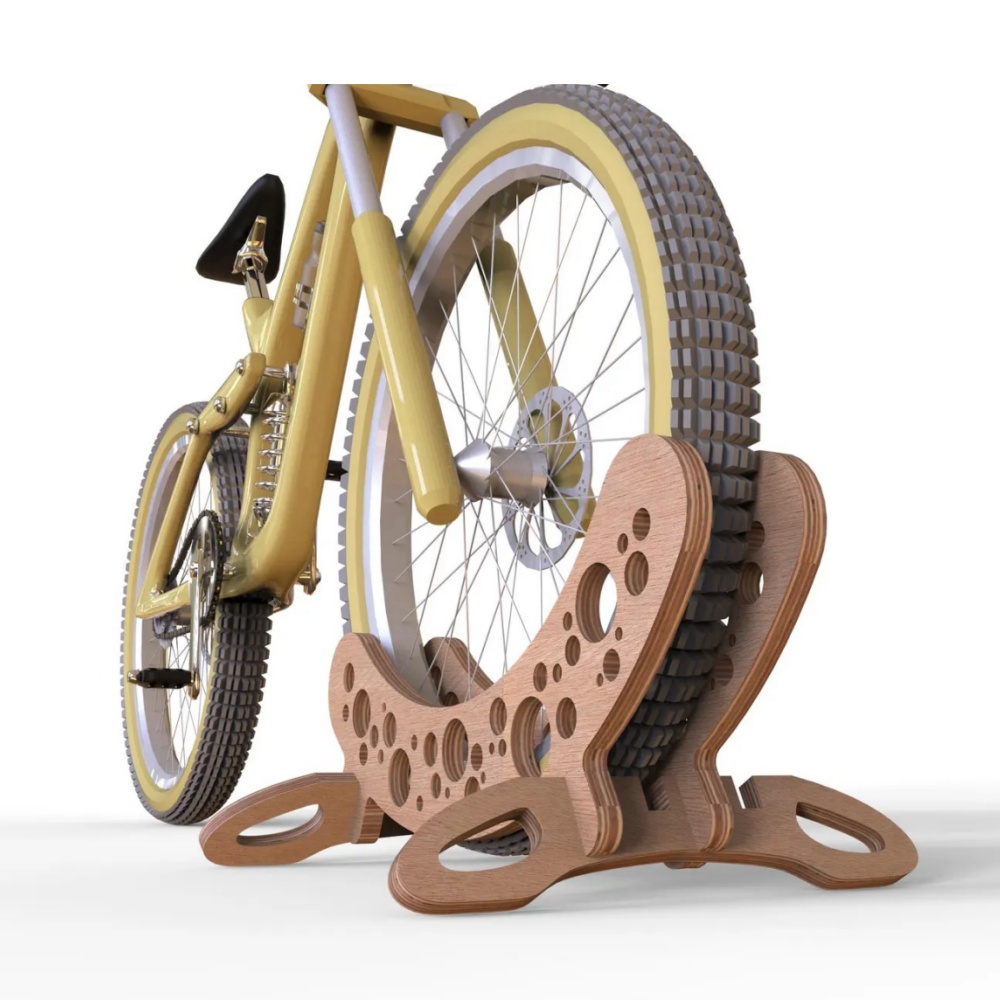 plywood bike stand