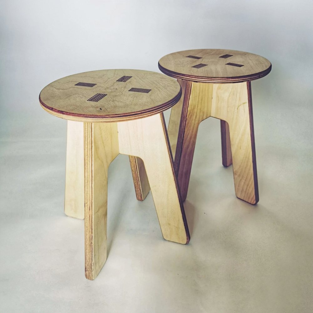 Plywood, Stool, Chair, Plan, Montessori, Kids, Woodworking, Furniture, Educational, Toddlers
